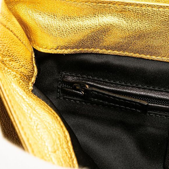 Pre Loved saint laurent Women Gold Shoulder Bag - Picture 5 of 8